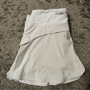 lululemon light purple play off the pleats tennis skirt